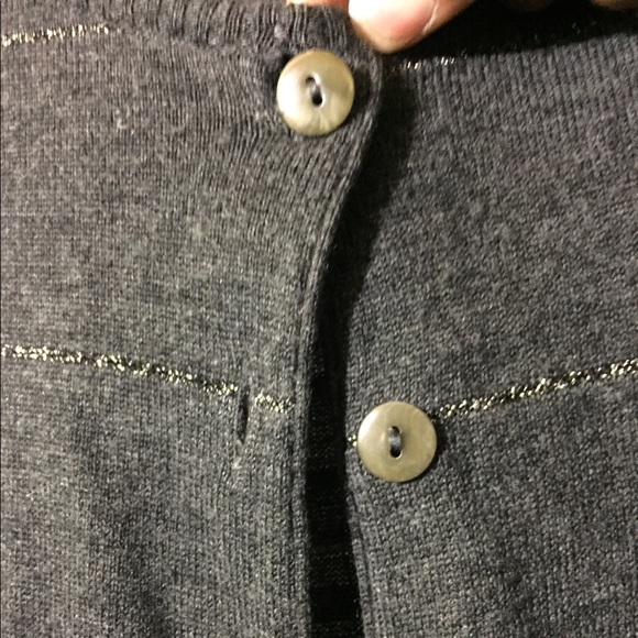 Gerry Weber Gray/Silver Cardigan Sz L - Picture 5 of 5